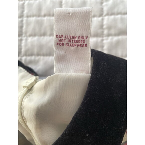 VINTAGE Y2K Gymboree 100% SILK Holiday Plaid Dress Velvet Peter Pan Collar 3T - Picture 8 of 8